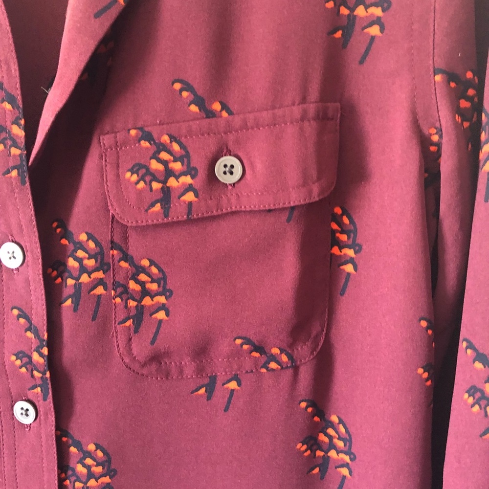 Floral Patterned Utility Blouse - Picture 3 of 8